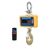 Heavy Duty Electronic Crane Scale 1000kg/2000kg/3000kg Industrial Hanging Scale Digital Hook Scale With Remote Control for Garage Farm,1pc-1000kg LED Yellow