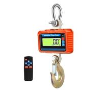 Heavy Duty Electronic Crane Scale 1000kg/2000kg/3000kg Industrial Hanging Scale Digital Hook Scale With Remote Control for Garage Farm,1pc-1000kg-backlight OR