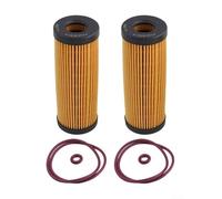 Heavy Duty Engine Filter 5.39 Inch Height for Ford Trucks | Direct fit for ford F-150 for edge, 2.7L for v6 turbo, includes 2 filters and 6 seals, cellulose media
