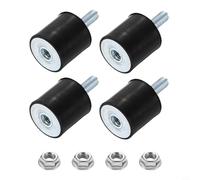 Heavy Duty Engine Mount Shock Absorber Featuring Rubber Buffer and Galvanized Steel for Long Lasting Vibration Damping and Noise Reduction in Various Devices (VD30*30 M8*23)