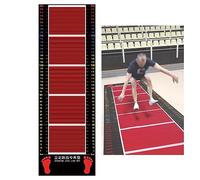 Heavy Duty Exercise Mat for Physical Training, Long Jump Test Pad, Wear-Resistant Practice Mat for Athletic Testing