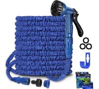 Heavy Duty Expandable Garden Hose Pipe Spray Gun Expanding Stretch Pipe 50-100FT