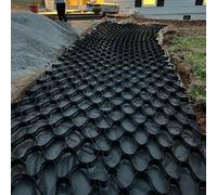 Heavy-Duty Expandable Plastic Honeycomb Pavers - 2" Tall Permeable Driveway Grids for Sand RV Pads Walkways - Custom Sizes 3 to 32 FT for Durable Support