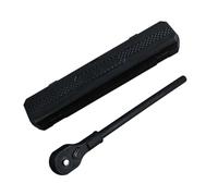 Heavy Duty Extendable Ratchet, 3/4 Inch Drive Sleeve Wrench, 12 Inch Socket Extension with Chrome Finish, Automotive Tool, Ratchet Wrench with Ergonomic Grip, Garage Workshop Accessory for Vehicles