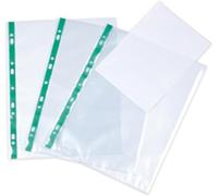 Heavy Duty Extra Strong A4 Punched Pockets Filing Glass Crystal Clear 90 Micron (300)