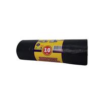 Heavy Duty Extra Strong Durable Black Bags Recyclable and Puncture-Resistant for Kitchen Garden Commercial Use Eco-Friendly 10 Pack(1 Roll) Black 90L Garbage Bags Large Bin Liners (80x100 cm)