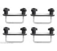 HEAVY DUTY EXTRA WIDE ROOF BOX U BOLT CLAMPS FITTING KIT