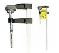 Heavy Duty F Clamp Bar - 50 X 300Mm, Quick Slide | Building Long Adjustable, Multi Purpose Gripping, Clamping Tool, for DIY Projects | Non Slip Grip Pads, Home & Workshop Use New