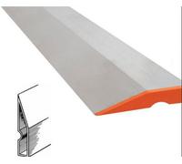 Heavy Duty Feather Edge Plastering Tool, Professional Straight Edge Ruler With Tapered Tip, 120Cm And 180Cm Lengths (Silver, 1200M