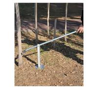 Heavy-Duty Fence Post Puller Tool - C-Clamp Design for Easy Removal of Wood & Steel Posts, Tree Stumps, and Roots