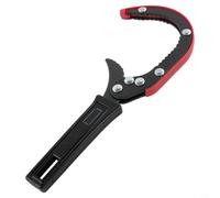 Heavy-Duty Filter Lid Spanner for Boiler Magnetic & Oil Filters, Adjustable 3.0-3.5 Inch Wrench with Ergonomic Handle, Rust-Resistant Chrome Vana