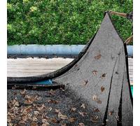 Heavy-Duty Fine Mesh Pool Leaf Net Cover for Inground Rectangular Pools - Woven Polyethylene Winter Debris Protection - Lightweight & Easy Storage(Size:4m x 4m)