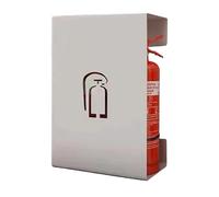 Heavy Duty Fire Extinguisher Organizer Iron Box Holder Support Stand for Secure Fire Extinguisher Storage and Easy Access