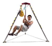 Heavy Duty Fire Rescue Tripod - Confined Space Lifting Equipment, Emergency Rescue Kit for Firefighting, Durable Tripod for Safe Operations & Efficient Rescue Solutions