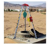 Heavy Duty Fire Rescue Tripod - Industrial Emergency Lifting Equipment for Confined Space & Manhole Rescue - Firefighting Safety Tripod for Swift Rescue Operations
