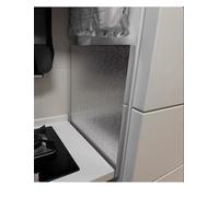Heavy Duty Fireproof Greaseresistant Panel, Stove Kitchen Cabinet Protection, Self-Adhesive Magnetic Shield for Fridge Wall