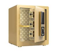 Heavy-Duty Fireproof Waterproof Fingerprint Safe - Secure Steel Security Box for Cash Jewelry Emergency Keys - Maximum Protection with Bolt Lock System