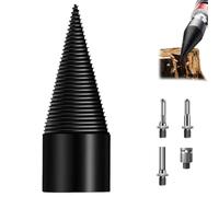 Heavy Duty Firewood Auger for Drill, The Professional Upgrade for Firewood Prep, Durable Drill Set Makes Quick Work of Logs, 32/40 / 50 Mm Firewood Drill Bit with Hex, Dry Softwood Prep