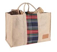 Heavy Duty Firewood Log Bag - Extra Large Durable Kindling Carrier - Holds 50kg