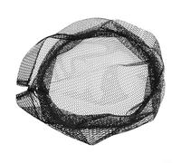 Heavy Duty Fishing Landing Net Replacement Head Nylon Mesh for River Lake Sea Fishing Black 45cm 17.7inch(40cm)
