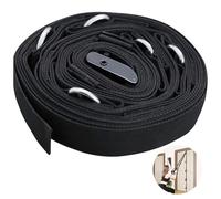 Heavy Duty Fitness Door Anchor Strap, 16.4 Ft/5 M Adjustable Resistance Band System, Multi-Point Home Gym Accessory, Cable Ankle Attachment for Full Body Workouts, Portable Recovery Training