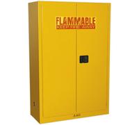 Heavy-Duty Flammable Substance Storage Cabinet With 3-Point Key Lock - 1095mm X 460mm X 1655mm