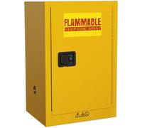 Heavy-Duty Flammable Substance Storage Cabinet With Key Lock - 585mm X 455mm X 890mm