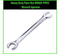 Heavy Duty Flare Nut Brake Pipes Wrench Spanner Size 10-12mm