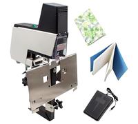 Heavy Duty Flat and Saddle Binding Machine with Foot Pedal, 1-9 Intensity Levels, Singlehead Book Binder