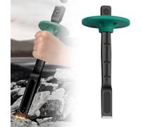 Heavy Duty Flat Chisel and Hand Guard,Heavy Duty Masonry,6 inches Brick Chisel with Hand Protection,Set with Shanks, Masonry Concrete Drill Bit