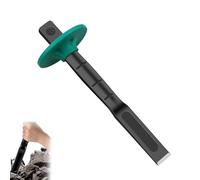 Heavy Duty Flat Chisel with Hand Guard, Cement Masonry Chisel, Tile Chisel Concrete Chisel for Metal & Woodworking (8 inches)