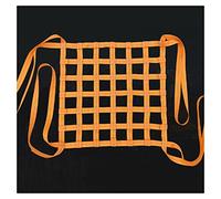 Heavy duty Flat Polyester Lifting Cargo Net 1.5m/4.92ft 15cm/5.9in Mesh Protective Net Bag Marine Container Blocking Industrial Automobile Cargo Separation Net Hoisting Net Cargo(Size:2500kg/5511lb)