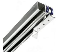 Heavy Duty Flat Track Roller Set, Sliding Door Bottom Track & 8-Wheel Hanger Kit for Barn Door Rail Replacement, 3 to 18 Ft Long