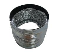 Heavy Duty Flexible Aluminum Foil Exhaust Duct Hose 2m for HVAC