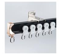 Heavy Duty Flexible Ceiling Curtain Track System Curved Wall Mount Sliding Door Rail Adjustable 300 800cm for Living Room Bedroom Laundry Room 36ft (Black)