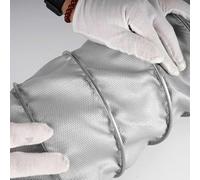 Heavy Duty Flexible Dryer Vent Duct - 3/6/10/16 Ft Grey Hose with 2 Clamps for Efficient Ventilation Airflow Control(D7'' L16ft)