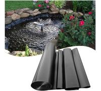 Heavy-Duty Flexible EPDM Pond Liner, Waterproof Impermeable Pond Membrane for Fish Ponds Landscaping, Long-Lasting Preformed Garden Lining for Waterscapes & Agricultural Irrigation Systems,1x1m(3.3x3.