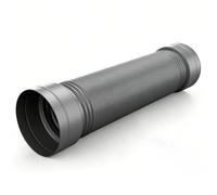Heavy Duty Flexible Exhaust Hose 4" to 7" Adjustable Diameter, Expandable Air Ducting Ventilation Tube for Kitchen Range Hood, Bathroom Heater, HVAC & Portable AC(Grey ID100mm-1.5 Meters)