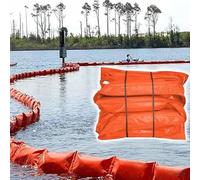 Heavy-Duty Floating Oil Boom for Oil Spills and Water Debris Containment, Customizable PVC Barrier for Marine, Ports, and Rivers Protection