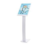 Heavy Duty Floor Advertising Stand Menu Stand A3 Sign Poster Stand KT Board Sign Stand Poster Stand Replaceable Advertisement Rack Floor Display Stands White