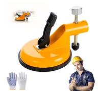 Heavy Duty Floor Gap Fixer Tool, Floor Gap Fixer Tool for Laminate with 2pcs Cotton Work Gloves, Laminate Flooring Tools Suction Cup for Large Tiles, Stone, Glass, Metal, and Wood Panels