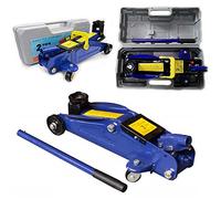 Heavy Duty Floor Jack, Hydraulic Jack, 2 Ton Low Profile Trolley Jack, Lifting Jack for Car Van Garage Tyre Repair Change Tire Emergency Tool, Lifting Range 135mm-320mm