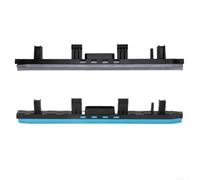Heavy Duty Floor Scraper Strip 280mm Compatible for karcher for br 30/4C | Two-pack set, blue and black blades, easy pull- design, lightweight rubber, spare parts included