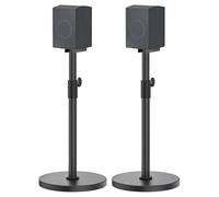 Heavy-Duty Floor Speaker Stands Pair for Samsung HW-Q990C HW-Q990D HW-Q930C Speaker Stand - Height Adjustable for Samsung Rear Speakers Stand with Cable Management