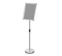 Heavy Duty Floor Stand for Signs Adjustable Display Sign Holder with Stable Base Ideal for Retail Store Promotions and Events Durable Sign Support
