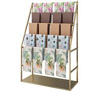 Heavy Duty Floor Standing Scarf & Towel Rack, Metal Display Stand for Blankets Jeans Clothes, Multi-Purpose Storage Solution for Home & Retail