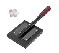 Heavy Duty Floor Tapping Hammer Fit for Ceramic Tiles Shock Absorbing Rubber Head and Steel Cores None Damaging Design Precise Flooring Tool for Tile Alignment