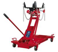 Heavy-Duty Floor Transmission Jack With 1.5 Tonne Capacity And Safety Chain