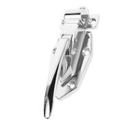 Heavy Duty Flush Mount Freezer Door Handle with Metal Latch Lock for Walk-in Cooler and Oven Replacement Compatible Freezer Door Clasp