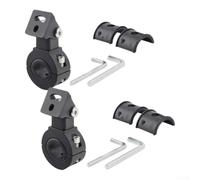 Heavy Duty Fog Light Bracket 18-32mm Weatherproof | 360-degree rotation, vertical or diagonal mount, optimizes light projection, easy customization